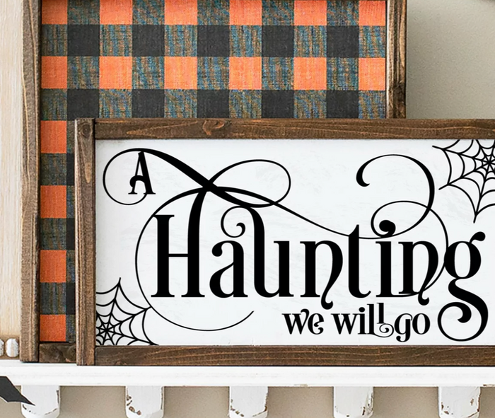 Happy Halloween A Haunting We Will Go