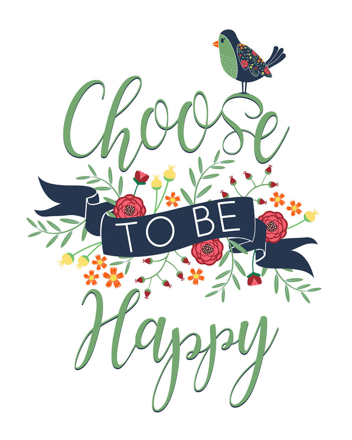 Choose to be happy Printable