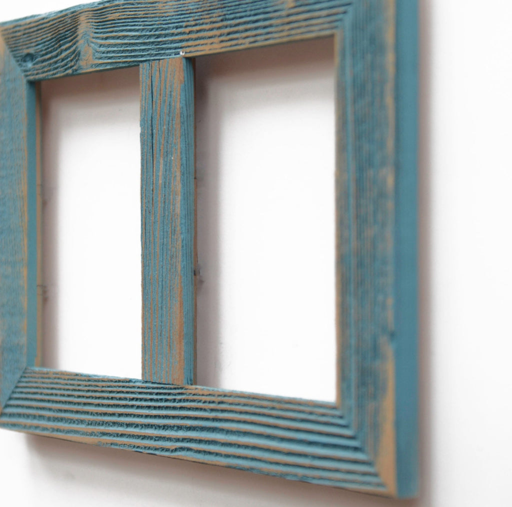 3 hole 5x7 Collage Frame-Rustic Picture Frame-Home Decor Frames-Reclaimed-Cottage Chic-Collage Frame-Picture Frames