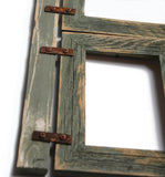 Mixed Barnwood Collage Frame 5 hole 4x6 Multi Opening Frame-Rustic Picture Frame-Reclaimed-Landscape or Portrait-Collage Frame