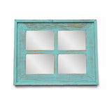 Farmhouse Wall Decor Window Mirror-Rustic Window Mirror- Rustic Mirror- Large Window Mirror-Window Pane Mirror- Arch Window Mirror