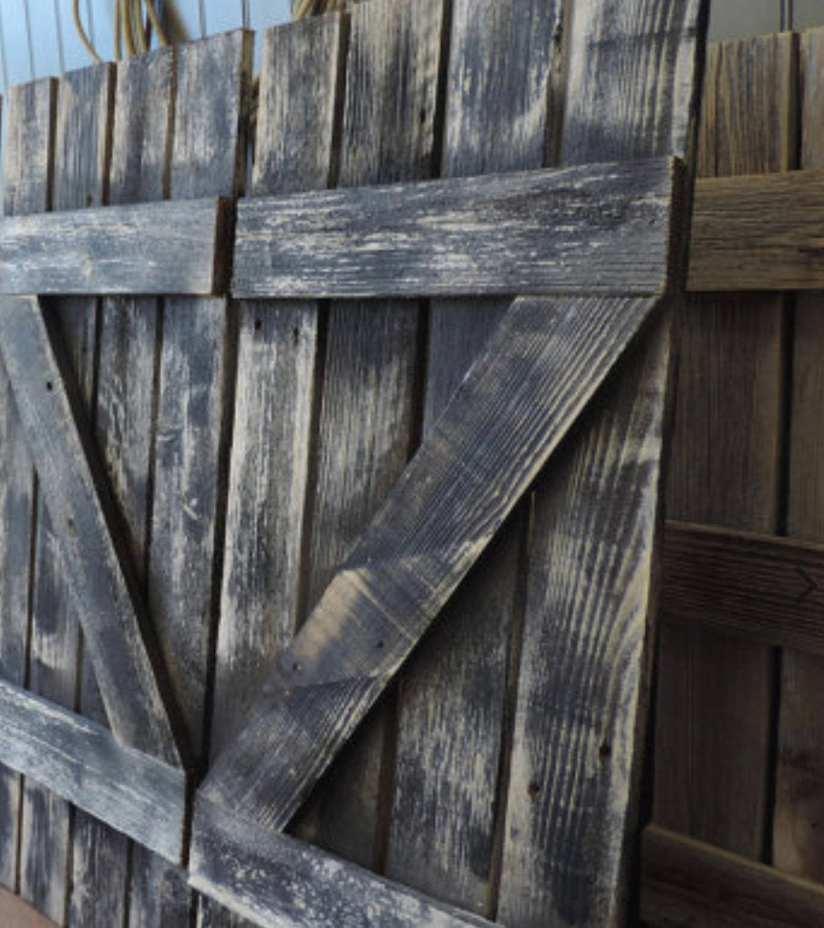 8 Pane Farmhouse Rustic Mirror