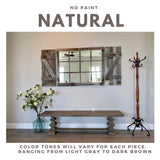 46"x 36" Farmhouse Wall Decor Window Mirror