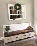 Mirror Wall Decor, Mirror Wall, Farmhouse Wall Decor, Entryway Decor, Wall Mirror, Farmhouse Decor, Rustic Wall Decor, Home Decor Farmhouse