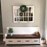 Mirror Wall Decor, Mirror Wall, Farmhouse Wall Decor, Entryway Decor, Wall Mirror, Farmhouse Decor, Rustic Wall Decor, Home Decor Farmhouse