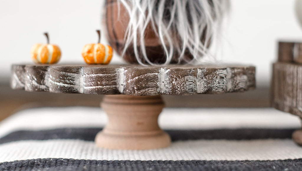 Two Tiered Tray, Halloween Tiered Tray Decor, Halloween Home Decor, Spooky Decor, Farmhouse Decor, Fall Tiered Tray, Mini Riser, Wood Riser