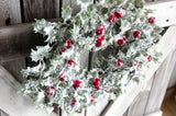 Holiday Wreath, Christmas Wreath, Holiday Decor, Holiday Accent Piece, Farmhouse Home Decor, Farmhouse Wreath, Christmas Decorations, Wreath