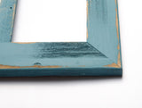 2" 4 hole 5x7 Barn Window Collage Picture Frame Ocean Blue-Distressed Frame-Reclaimed-Cottage Chic-Collage Frame-Picture Frames